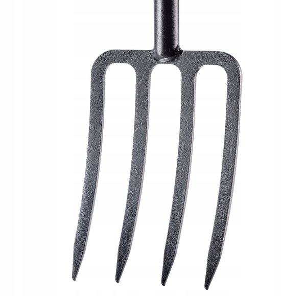 BBQ Vork met houten greep - Bruin / Zilver - Hout / RVS - 37 cm - Red