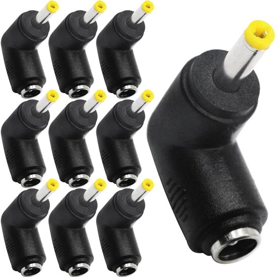 Lot De 4 Adaptateurs DC 5,5 X 2,1 Mm Vers USB C 90° - Convertisseur 5V Mâle Vers Femelle Pour Téléphone, Routeur, Lampe De Poche