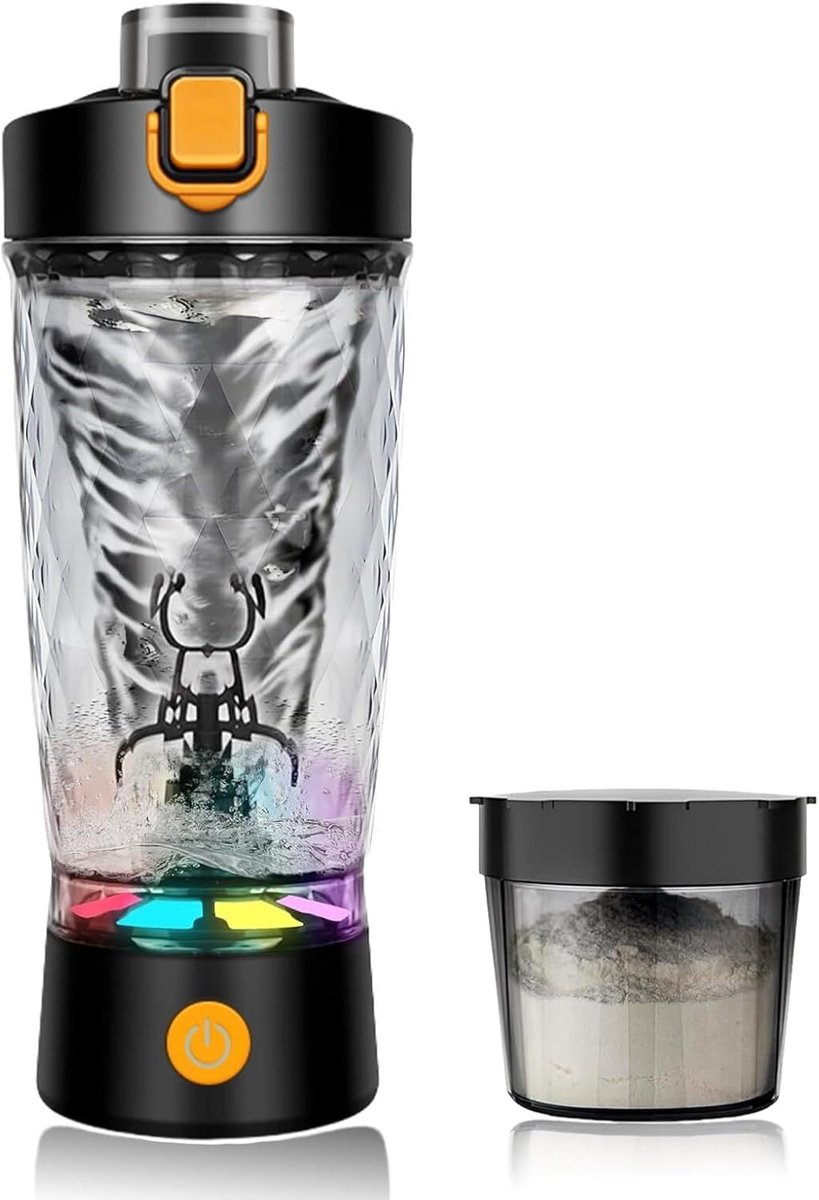Lexium Elektrische Shakebeker - Elektrische fitness shake beker - Shakebeker - Fitness shakebeker - Elektrische proteïnebeker - Shakebekers - Shaker - Automatisch Roeren - Proteine Shaker - Automatische Sportbeker - Sporten