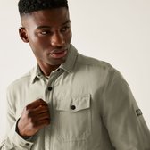 Spennith shacket shirt met fleece-voering voor heren