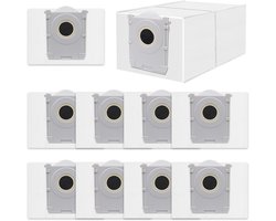 Stofzuigerzak Geschikt voor Ecovacs Deebot X8 PRO Omni/ T50 Pro Omni/T50 Max Pro/T50 Omni robotstofzuiger, actieve koolstofzak accessoires, 10 stuks 3L capaciteit stofzuigerzakken,reserveonderdelen