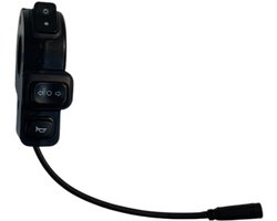 Stuurknopjes Fatbike QmWheel V20 - Links - Schakelaar - Toeter - Verlichting - Knipperlichten