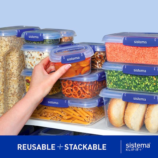 Sistema Klip It + boîte de rangement - carrée - 5,5L