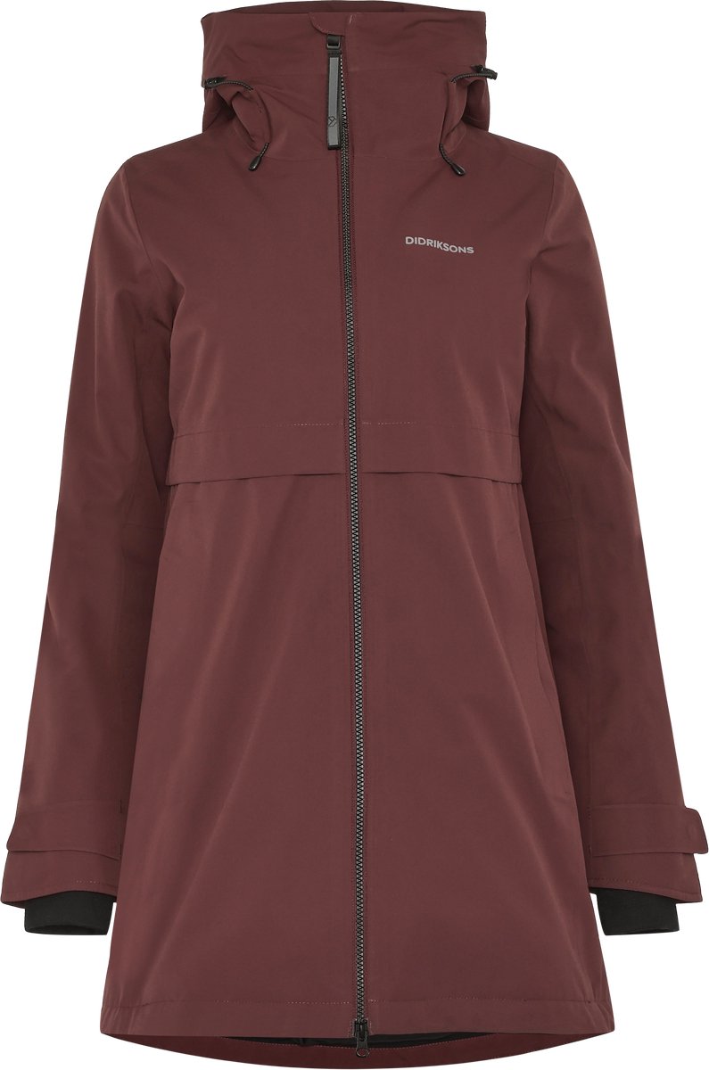 Didriksons HELLE WNS PARKA 6 Dames Outdoorjas Old Rust
