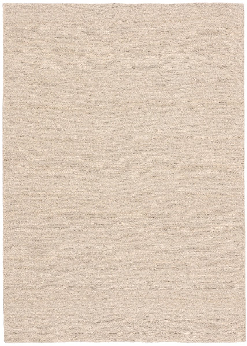 Lino Sera Beige Sumack Tapijt 170x240cm – 100% Handgesponnen Wol - Natuurlijk & Luxueus Vloerkleed –Vlakgeweven – Laagpolig – Woonkamer, Eetkamer, Slaapkamer