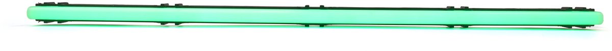 Interieurverlichting - WAS - LW15 - Neon - 19.7 - 50cm - Click on montage - met beugels - Helder - Groen - 12V-24V