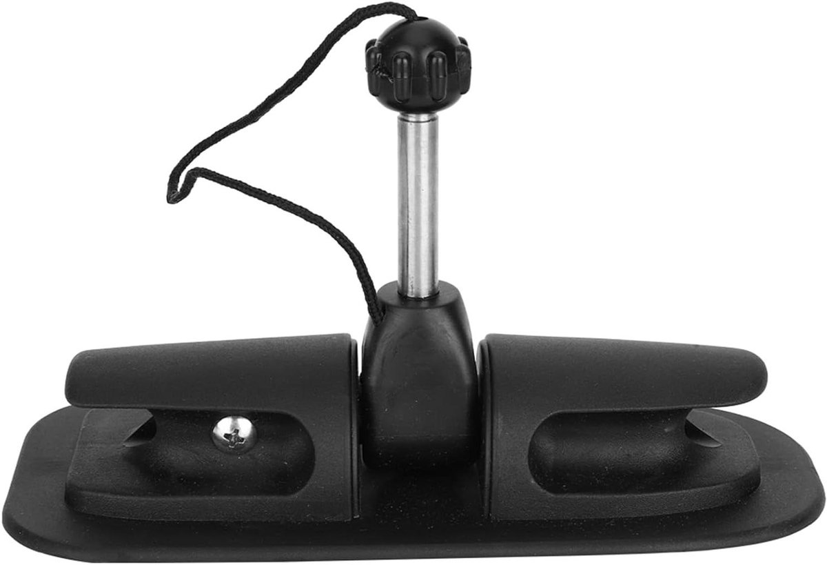 Allecto Plus - Universele roeidollen voor rubberboot, kajak en kano - Zwart peddelslot houder - Opblaasbare boten accessoire