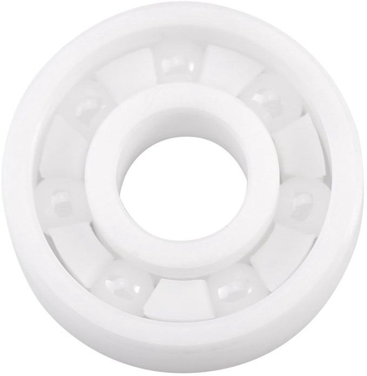 Allecto Plus - Mini-kogellager keramiek wit voor vingerspeelgoed 8 x 22 x 7 mm - Duurzaam en glad oppervlak