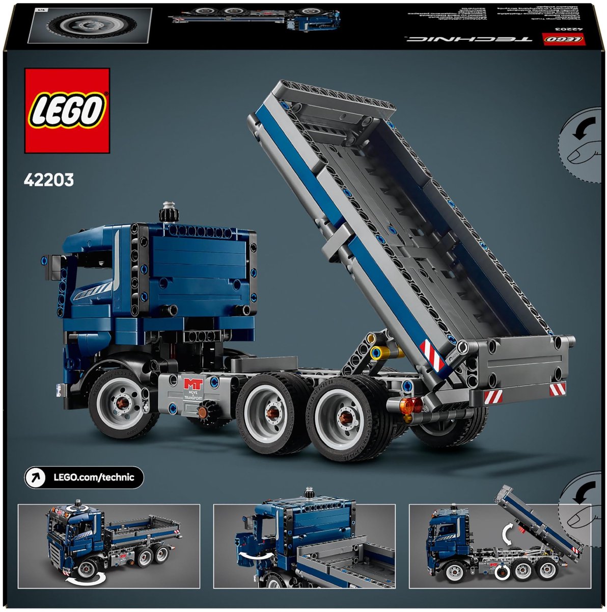 LEGO® Technic Vrachtwagen met kiepfunctie speelgoed - 42203 — afbeelding 18