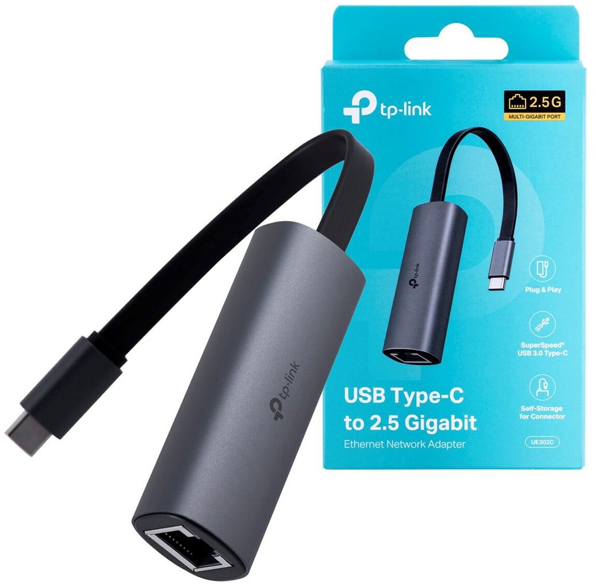 TP-Link UE302C netwerkkaart Ethernet 2500 Mbit/s