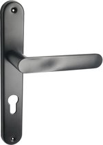 domino deurkruk 72 deurkrukset PZ-profielcilinder Set deurkruk voor binnendeur, kantoordeur, kelderdeur & binnendeur L-vorm deurbeslag van aluminium
