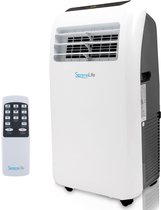 SereneLife Mobiele Airco, 12.000 BTU 3-in-1 Draagbare Airconditioner met Ingebouwde Ontvochtigerfunctie, Afstandsbediening en Compleet Raammontage Uitlaatkit