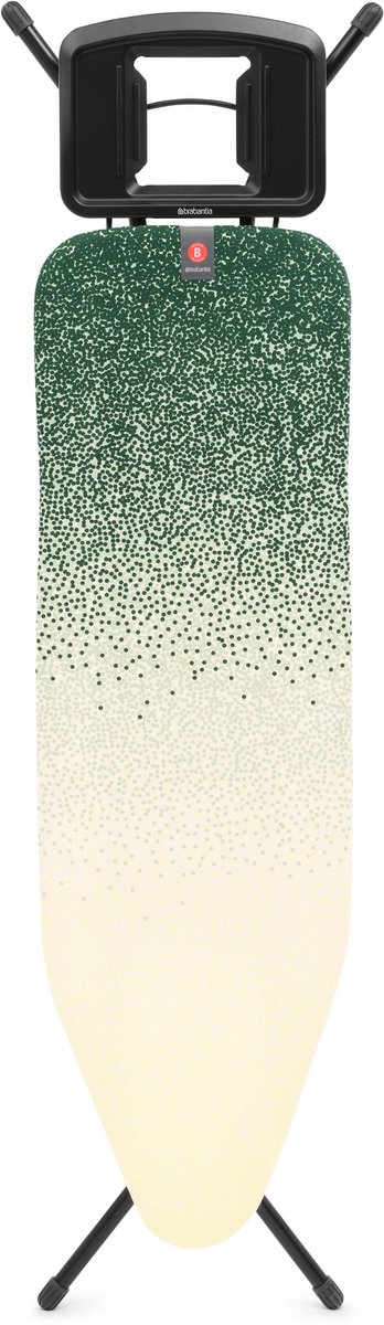 Brabantia Strijkplank B - met Strijkijzerhouder - 124 x 38 cm - Fairtrade Katoen - New Dawn