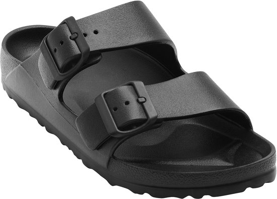 Holster Holster Sundreamer - Vegan Slides - Podologisch Goedgekeurd Slipper ZWART - Maat 41