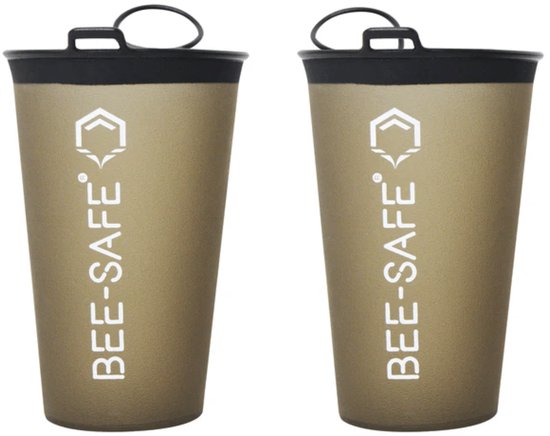 Bee Safe | Race Cup | Drink Cups | 200 ML | 2-Pack | | -