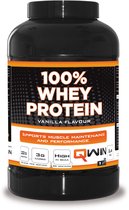 Bol.com QWIN 100% Whey Protein Vanille - 2400 g aanbieding