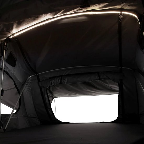 Daktent Lago - 2-personen - Incl. Matras - Zwart van Merkloos — afbeelding 4