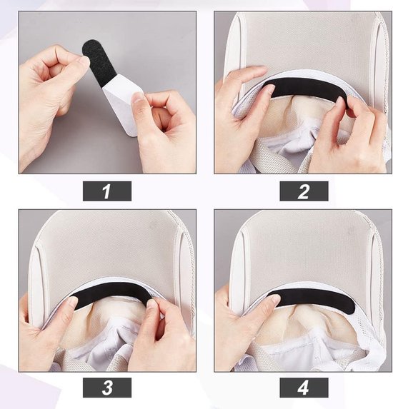 Hoed Adjuster Insert, 10-delige zelfklevende hoed maatpads