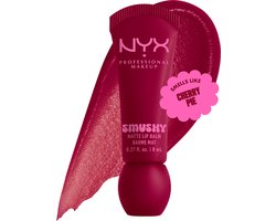 NYX Professional Make Up Smushy Matte Squeeze N' Sizzle Lippenbalsem - Zachte, Matte Finish - Met mochi rijstpoeder en suiker-ceramiden - 1 ST