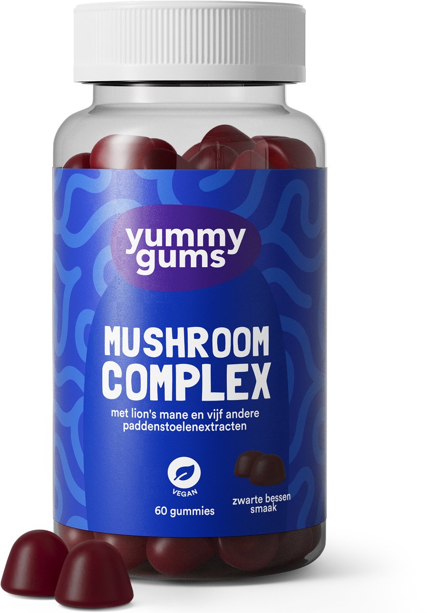 Goedkoopste Yummygums • Mushroom complex • 60 gummies