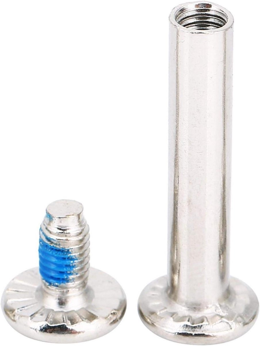 Allecto Plus 10 stuks Inline Skate Schroeven met Zeskant Wielassen Hardware 4mm Jongens Inline Skaten Gear Geschikt voor Binnendiameter 31mm