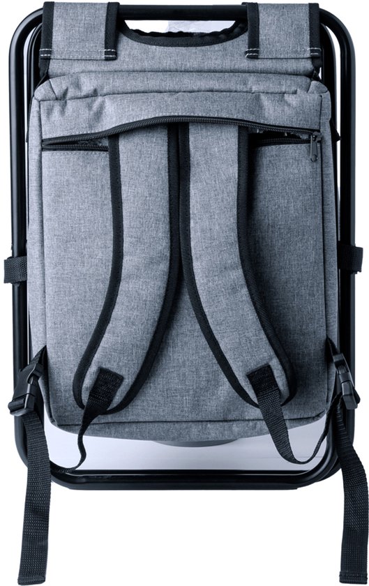 Koeltas - Koeltas rugzak - Kruk - Lunchtas - Koeltassen - Koeltasje - 42 x 35 cm - RPET - Grijs van Haushalt — afbeelding 4