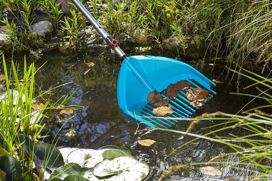 Handzame multihark voor het vegen en oppakken van bladeren en tuinafval met robuuste kunststof tanden werkbreedte 365 cm (3120-20) van GARDENA — afbeelding 5