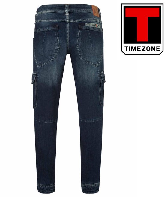 Timezone Heren Regular Rogertz broek, zwart, blauw, 34W x 30L Timezone Heren Regular Rogertz broek, zwart, blauw, 34W x 30L