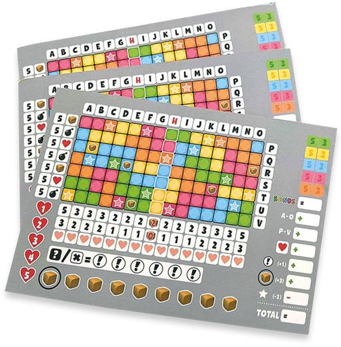 999 Games - Scoreblokken - Keer op Keer 2 - Twee stuks Level 1 - Dobbelspel — afbeelding 7
