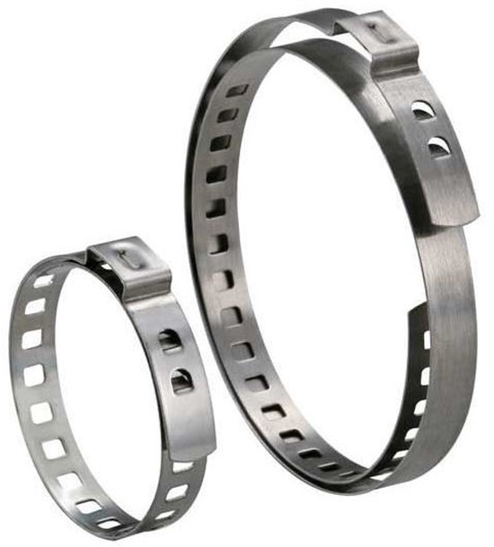 BOOTGUN Voorgerolde Klemband RVS - Klein 19-40mm - Voor Universele & Flexibele Ashoezen van BOO — afbeelding 3