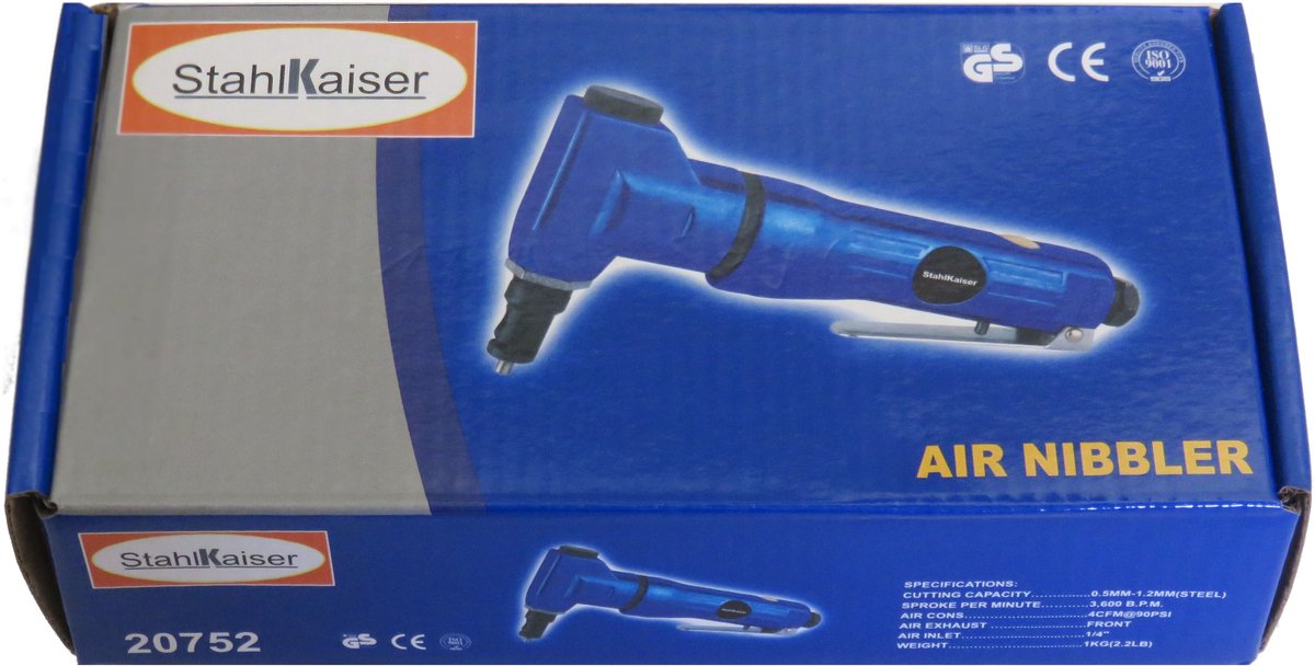 Luchtdruk Knabbelschaar / Pneumatische knabbelschaar / Air Nibbler