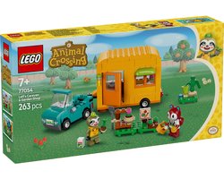 foto van LEGO Animal Crossing Leifs caravan en tuinwinkel - 77054
