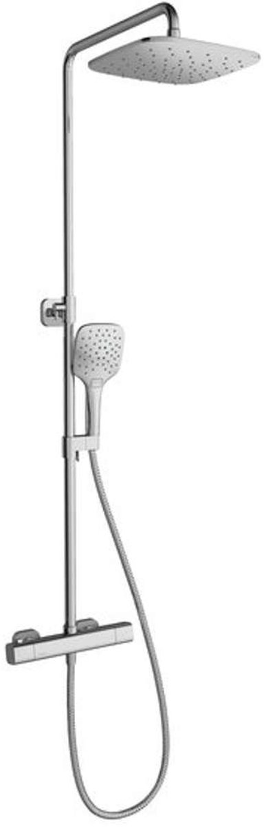 Ravak 10° Free - Doucheset TD F 091.00/150 met thermostaat, 250 mm, chroom X070141
