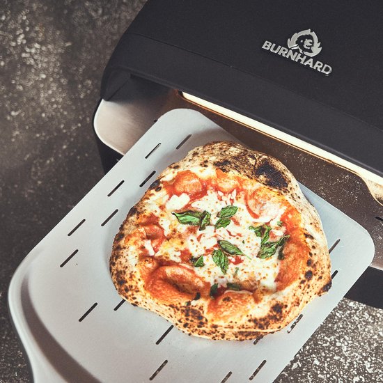 HCB Pizzaschep - geperforeerd blad - 180 cm - geanodiseerd - Horeca HCB Pizzaschep - geperforeerd blad - 180 cm - geanodiseerd - Horeca