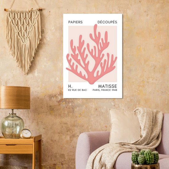 Matisse – Affiche Harmonie Coral taupe