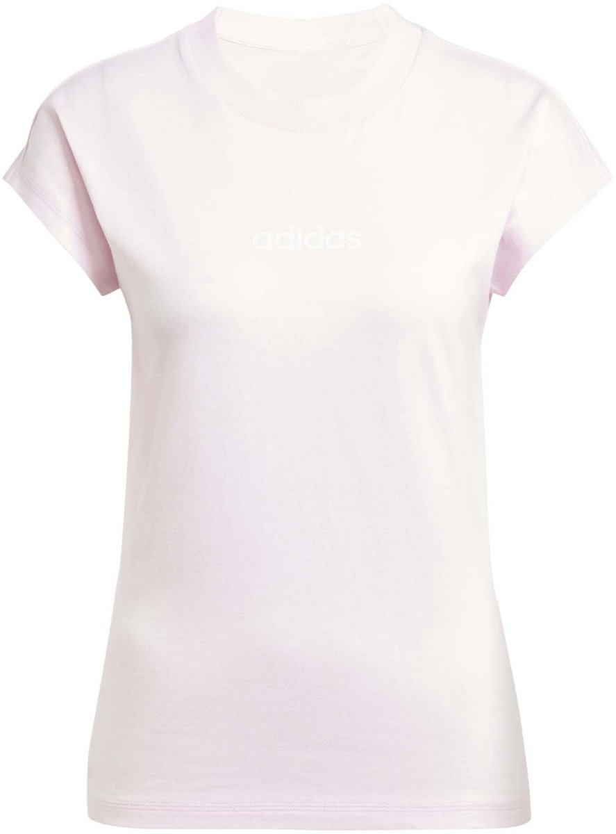 T-Shirt Adidas Sport W Lin Sj T Sportswear Vrouwen Roze