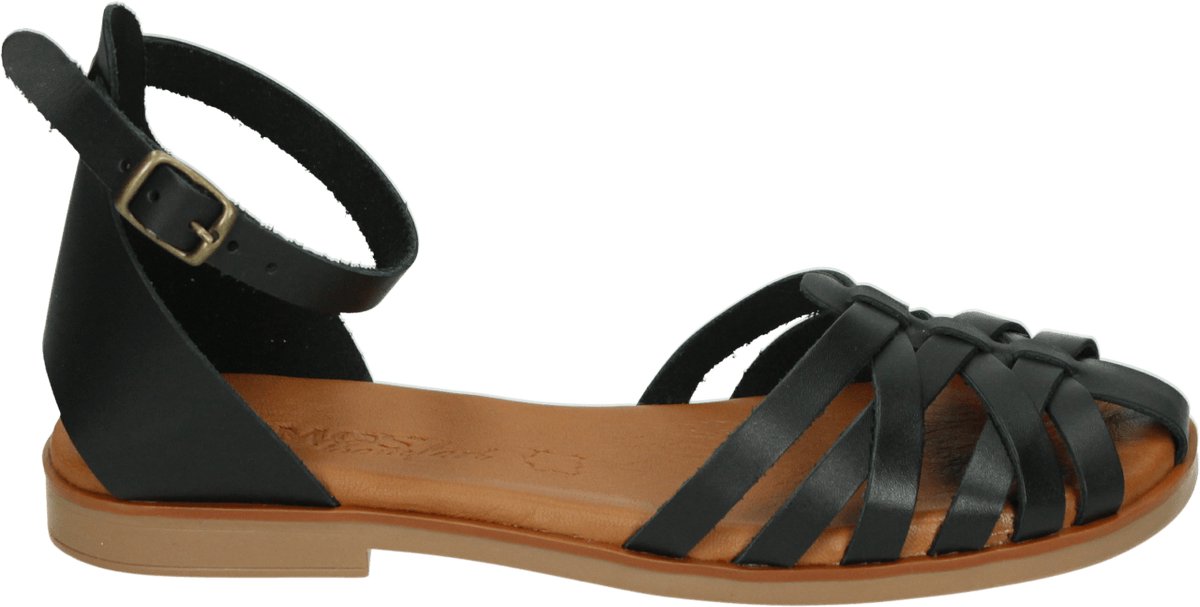Cosmos 6308801 Platte sandalenDames Sandalen Zwart