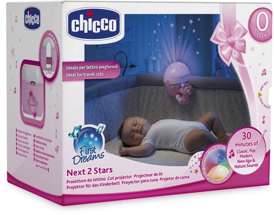 Chicco Next 2 First Dreams Stars Projector - Pink