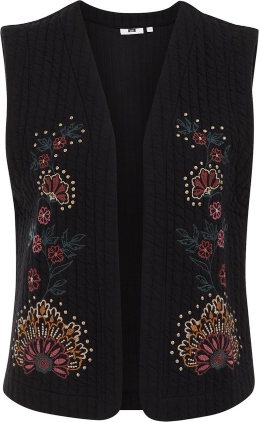 WE Fashion Dames Gilet met embroideries