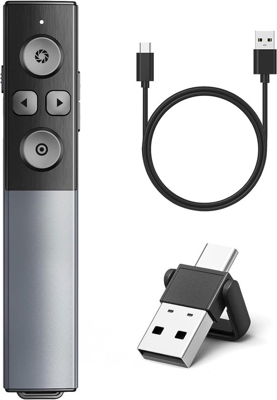 Shell Presenter Full Metal Shell Draadloze Presenter - Remote Presentatie Clicker voor ...