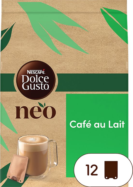 NESCAFÉ Dolce Gusto NEO sachets Café au Lait - 5x12 sachets voor 12 koppen koffie