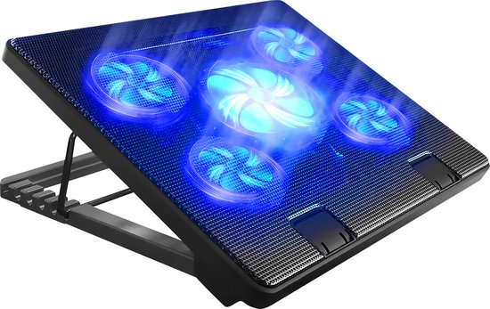 TTD® laptop cooler – verstelbaar – 2100 RPM – 17 inch