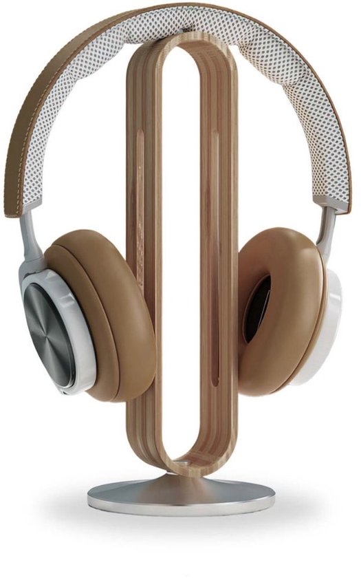 Support De Casque Mural En Bois, Multifonction Et Design, 20x8x34cm