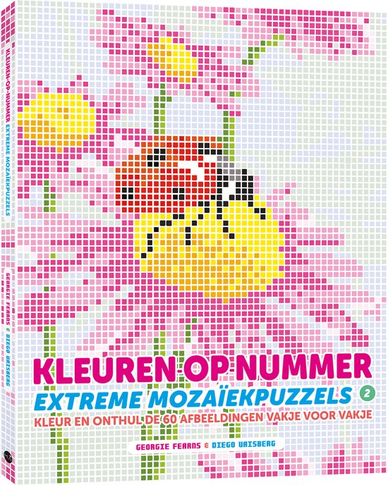 Kleuren-op-nummer: extreme mozaïekpuzzels 2 - cover