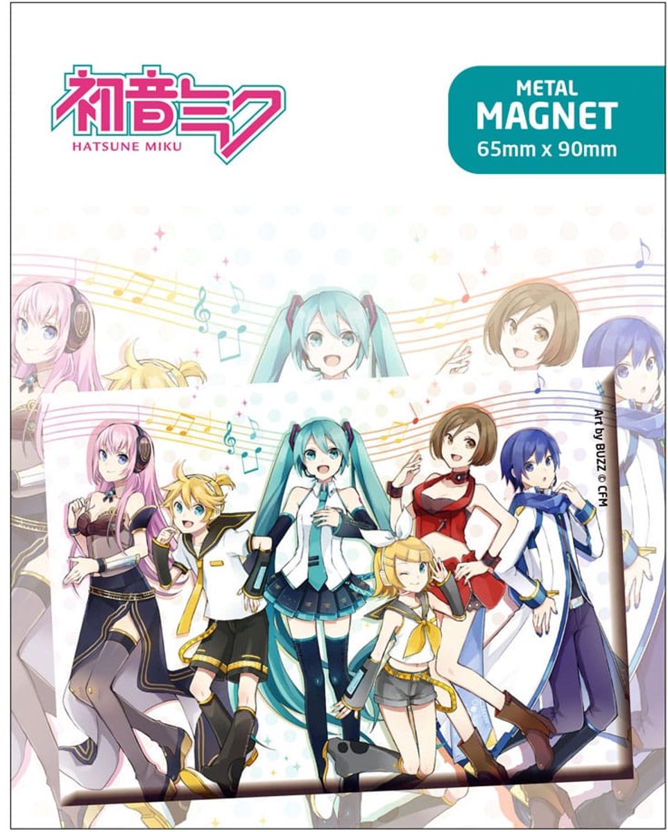 POPbuddies Hatsune Miku Fridge Magnet Hatsune Miku And Friends Magnets