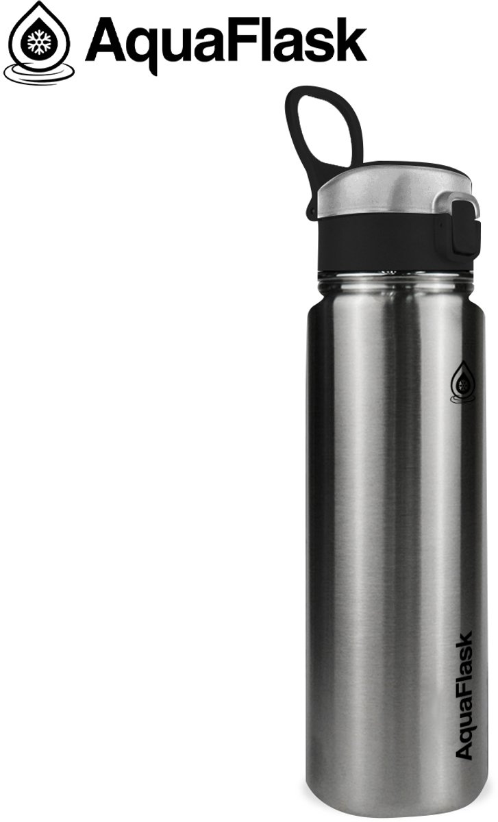 AquaFlask Sip 720ml (24oz) Silver Steel