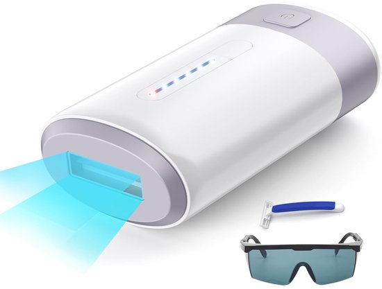 Epilator voor mannen en vrouwen - Permanente epilator - Thuisgebruik 5 snelheden - Mini pijnloze epilator - Voor lichaam en gezicht