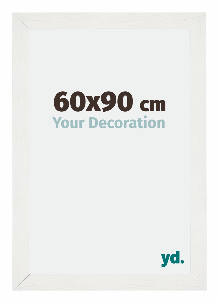 yd. Your Decoration - Fotolijst 60x90 cm - MDF - Wit Geveegd - Mura