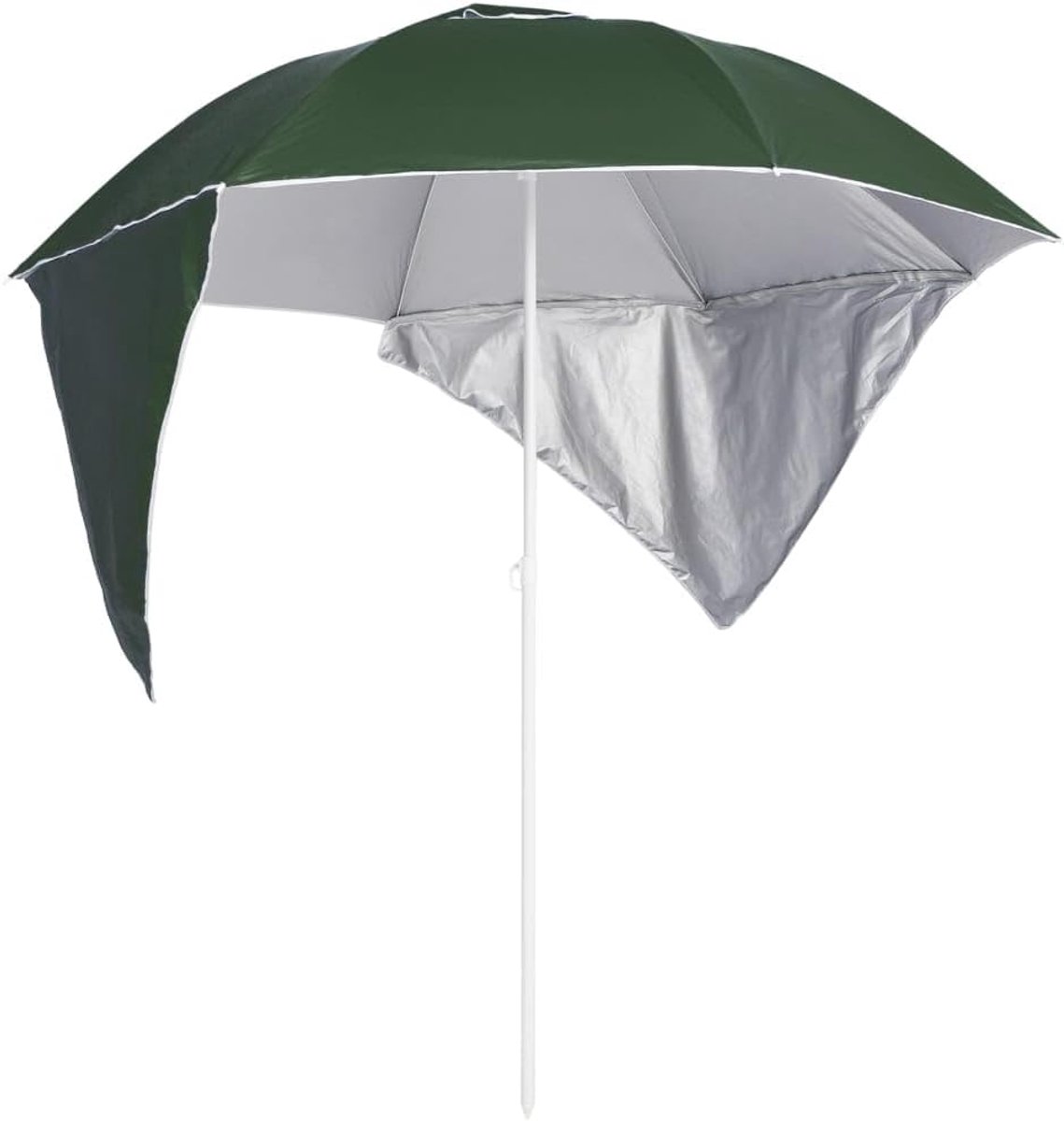 Lexium Strandparasol met grondboor - Zomeraccessoire - Parasolhouder strand - Zonbescherming - Windbestendige parasol - Stranddag - UV werende parasol - Parasol met draaimechanisme - Vakantie aan zee - Schaduw op het strand - Draaibare grondpen - Par