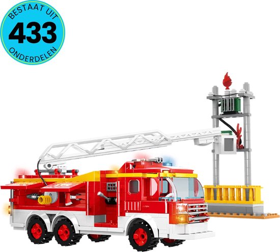 Grote brandweerauto little people - speelgoed online kopen | De laagste